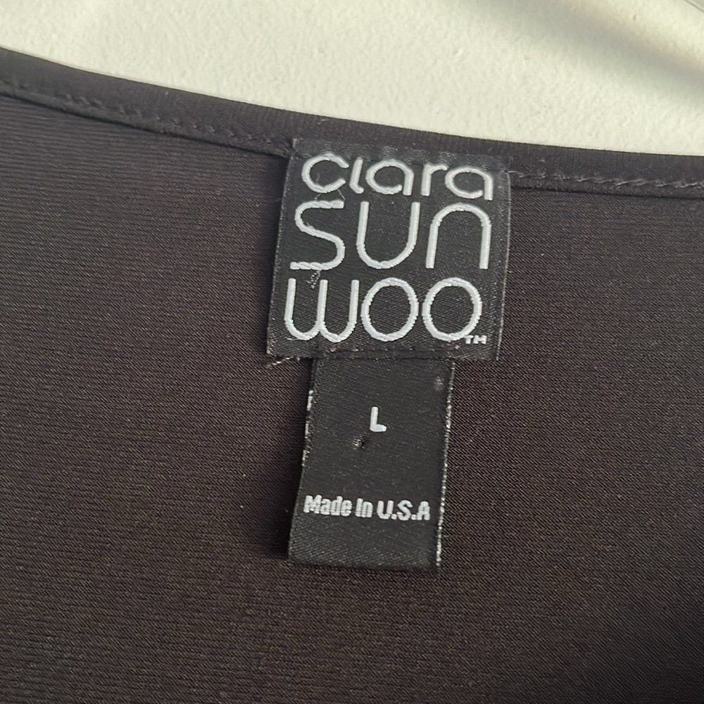 Flutter Cuff Asymmetrical Side Vent Tunic By Clar… - image 6